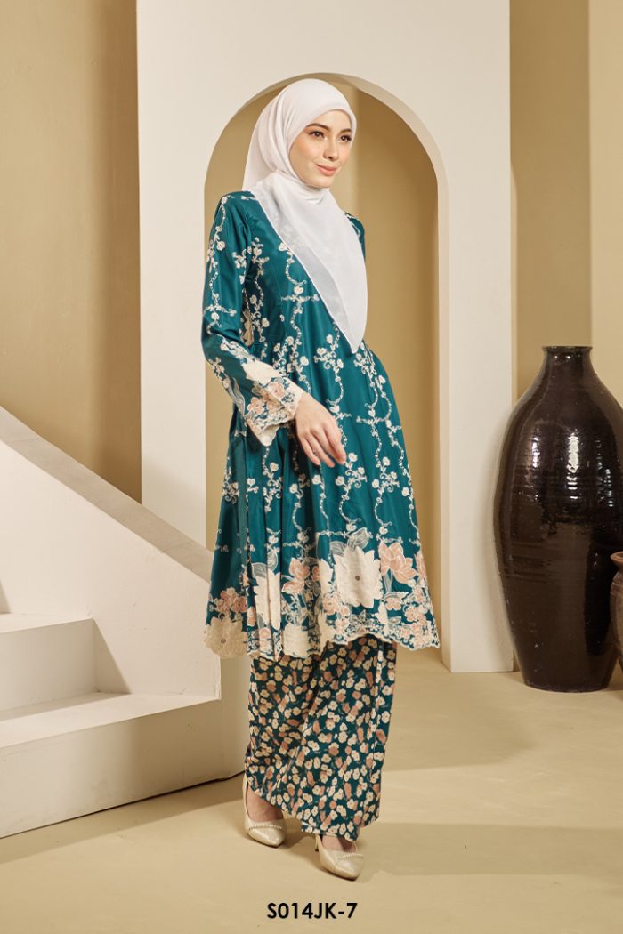 Juliana Kurung in Teal (S014JK-7)
