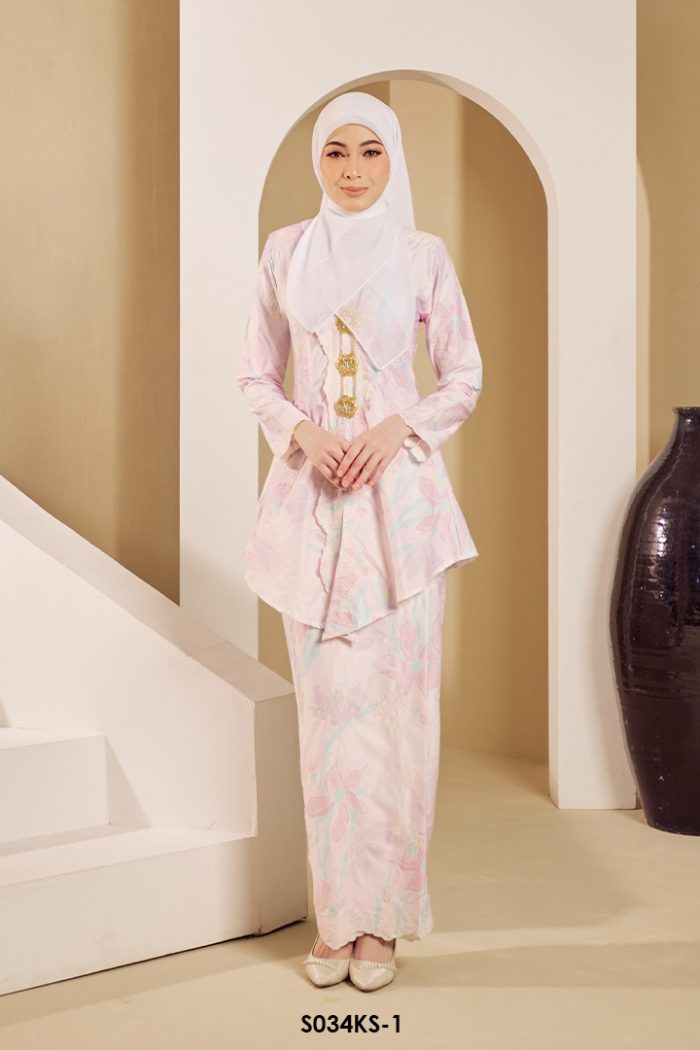 Kebaya Saloma in Light Lilac (S034KS-1)
