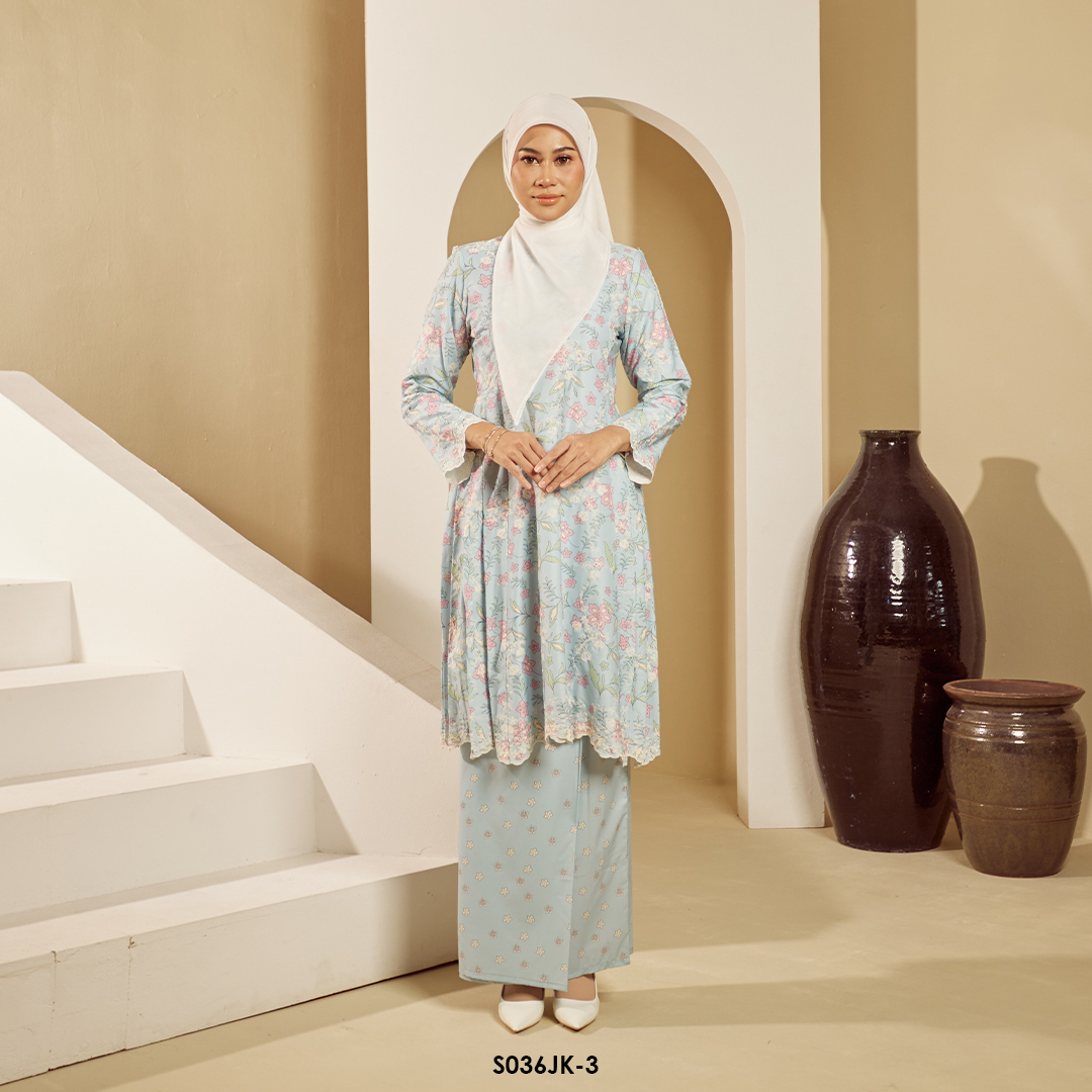 Juliana Kurung in Blue (S036JK-3)