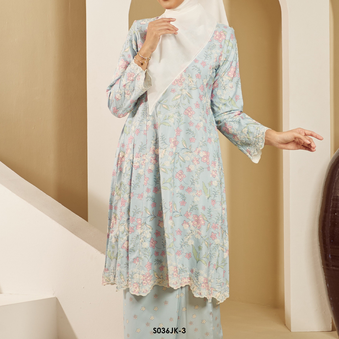 Juliana Kurung in Blue (S036JK-3) - Image 3