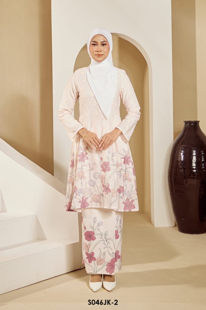 Juliana Kurung in Soft Pink (S046JK-2)