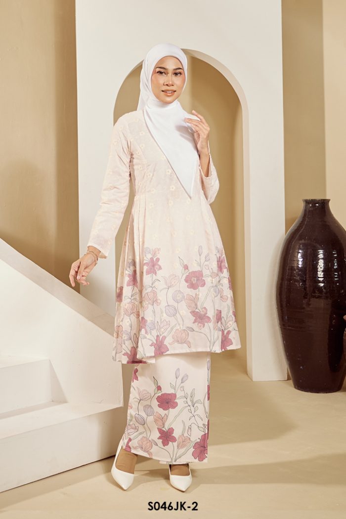 Juliana Kurung in Soft Pink (S046JK-2)